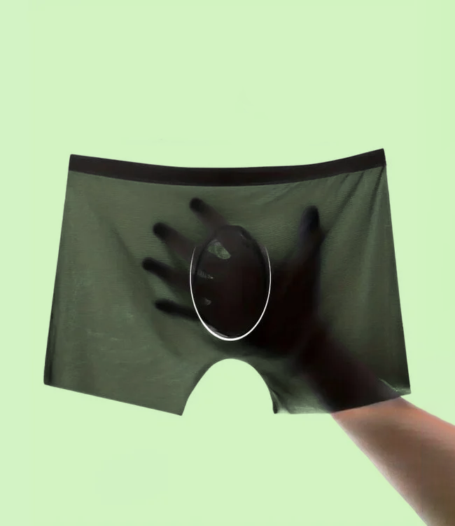 SOSHIN Terrence zwarte nylon boxershort