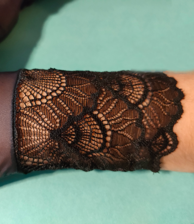 SOSHIN Lille Love gladde, zwarte handschoentjes