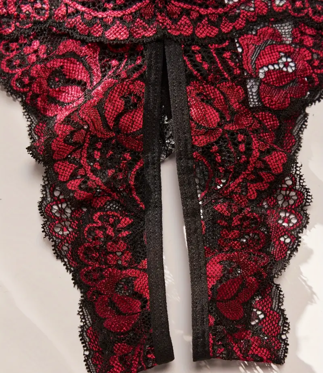 SOSHIN Noelle slipje met open kruisje