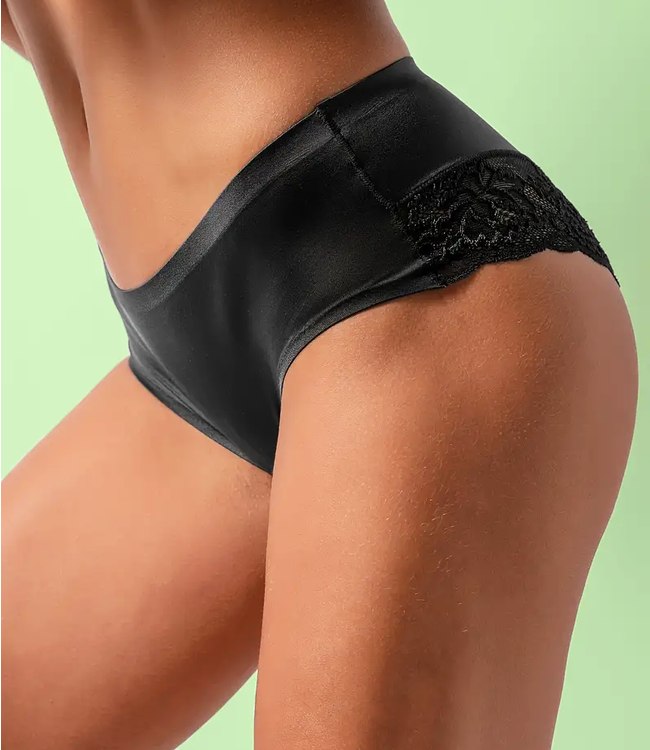 SOSHIN Penelope zwart stretch slipje