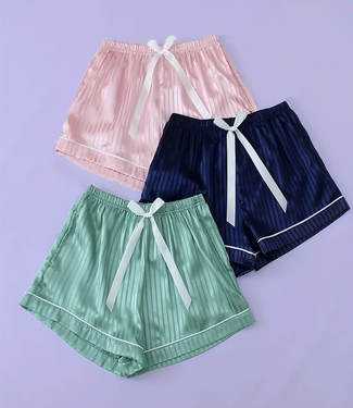 SOSHIN Chermaine satijnen shorts