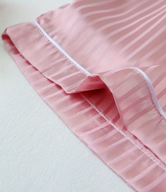 SOSHIN Chermaine satijnen pyjamashorts