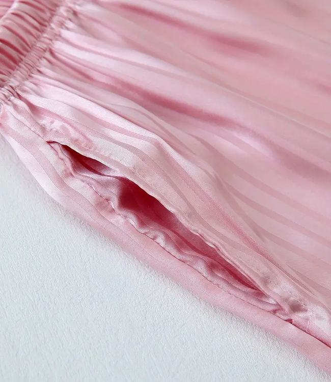 SOSHIN Chermaine satijnen pyjamashorts