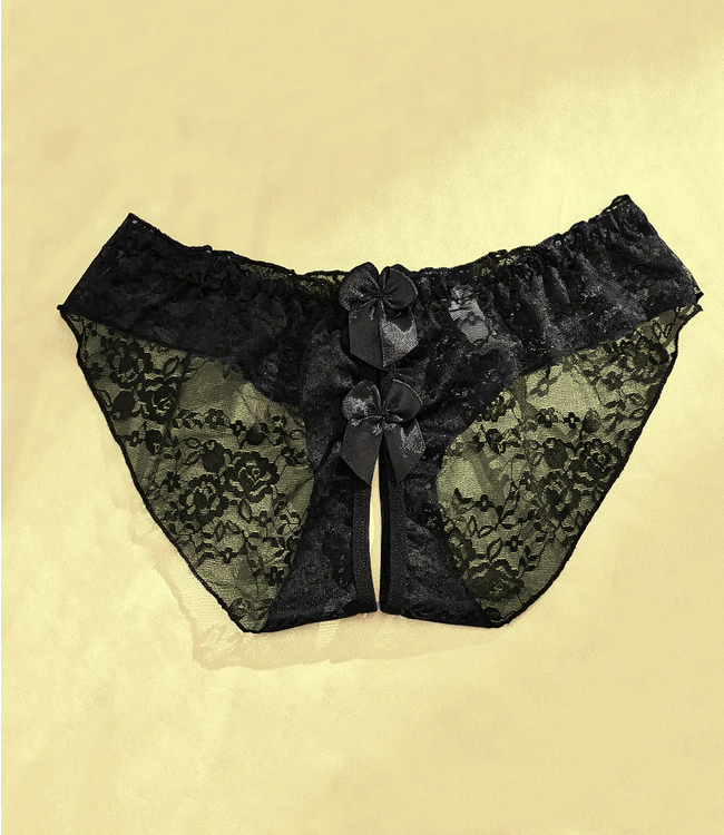 Bardot zwarte slip kant - Foto 1 Soshin