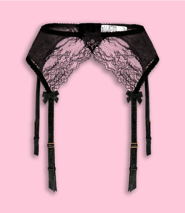 SOSHIN Catania zwart jarretelgordeltje