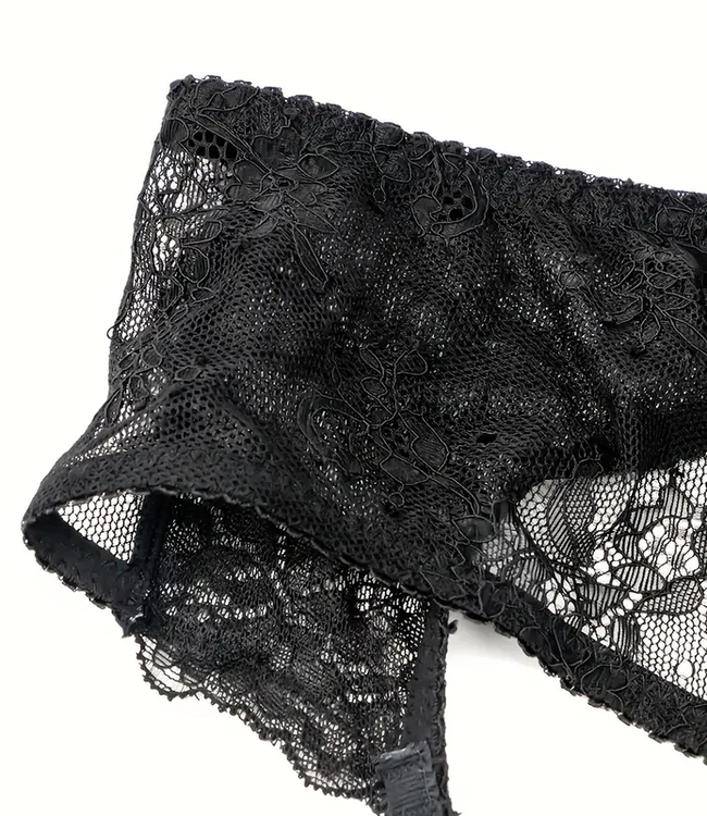 SOSHIN Catania zwart jarretelgordeltje