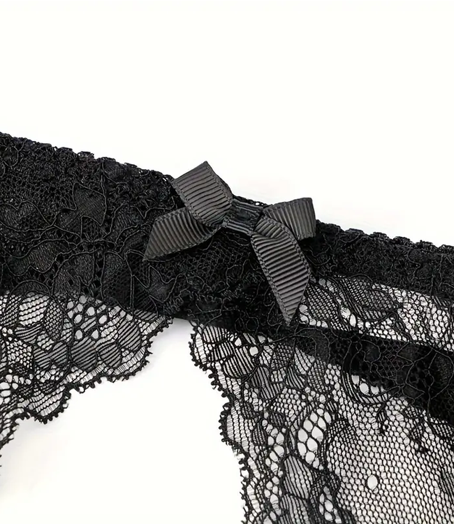 SOSHIN Catania zwart jarretelgordeltje