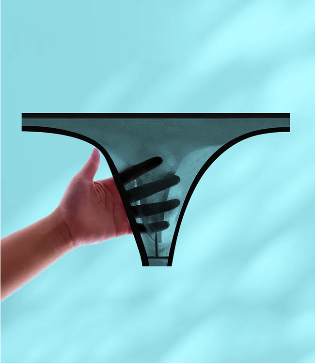 SOSHIN Edna zwarte nylonstring mannen