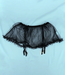 Asissi nylon, zwarte jarretel gordel - Foto 1 Soshin