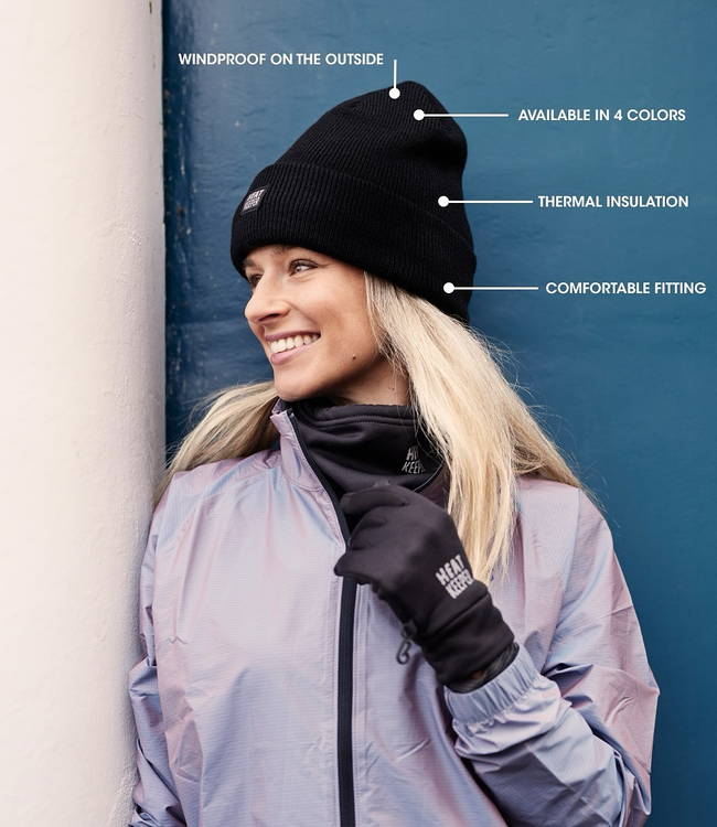 APOLLO Heatkeeper grijze thermomuts