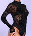 Yolanda body zwart met bloemen - Foto 6 Soshin
