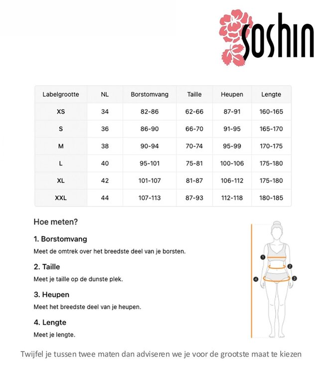 SOSHIN La Nuit zwarte peignoir