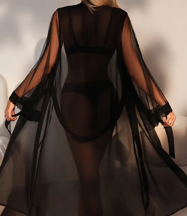 SOSHIN La Nuit zwarte peignoir