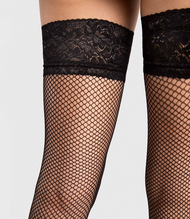 FIORE Liza luxe visnetkousen zwart