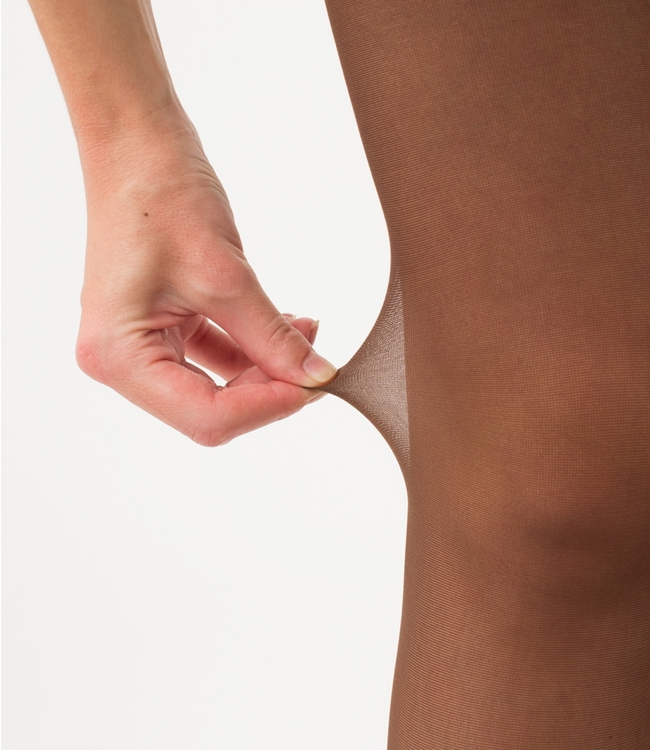 Chic 20 bruine glanspanty met naad - Foto 5 Soshin