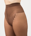 Chic 20 bruine glanspanty met naad - Foto 6 Soshin