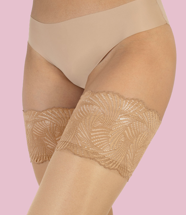 CETTE Versailles zwarte, plussize stayups