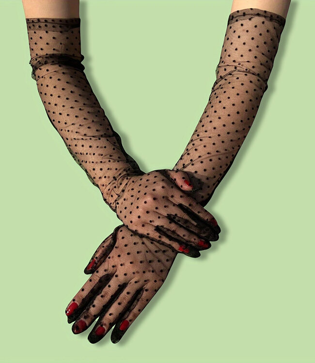 Rochelle lange, nylon handschoenen - Foto 2 Soshin