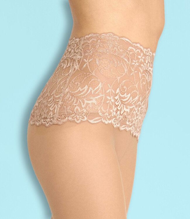 MARILYN Slim Emotion beige panty met plakrand
