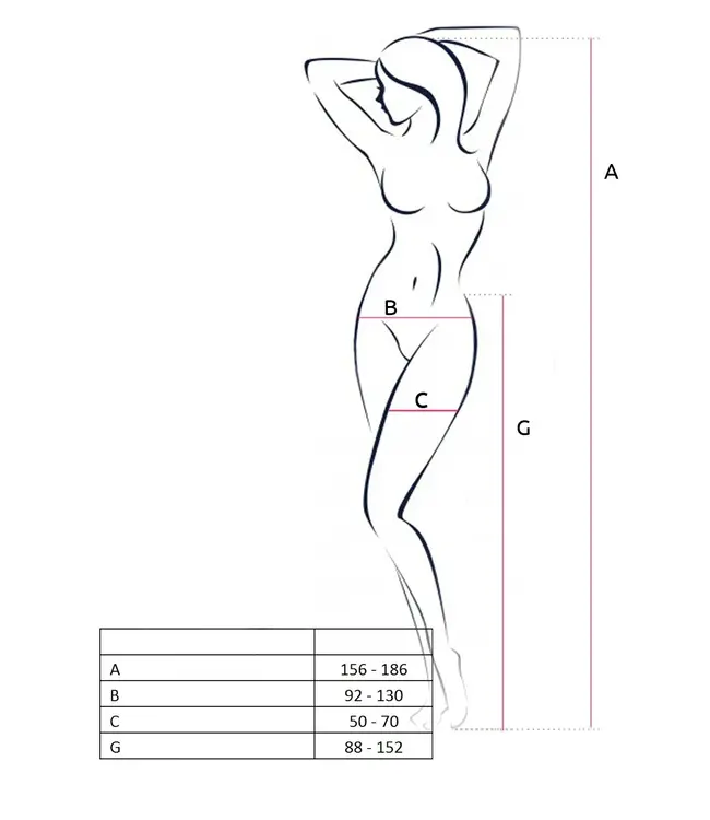 PASSION Esmeralda zwarte, visnet bodystocking