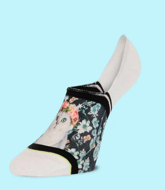 XPOOOS Georgie witte sneakersokken