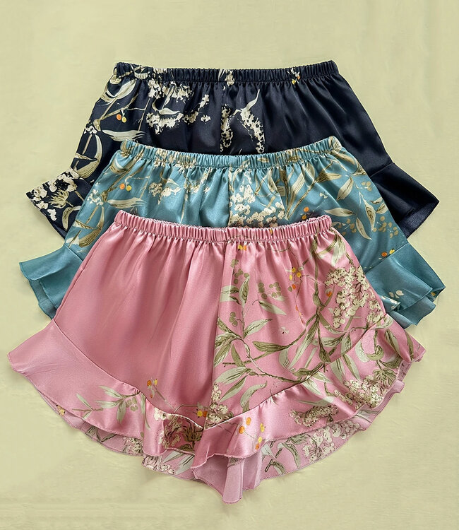 SOSHIN Kyona satijnen broekje in 3 kleuren