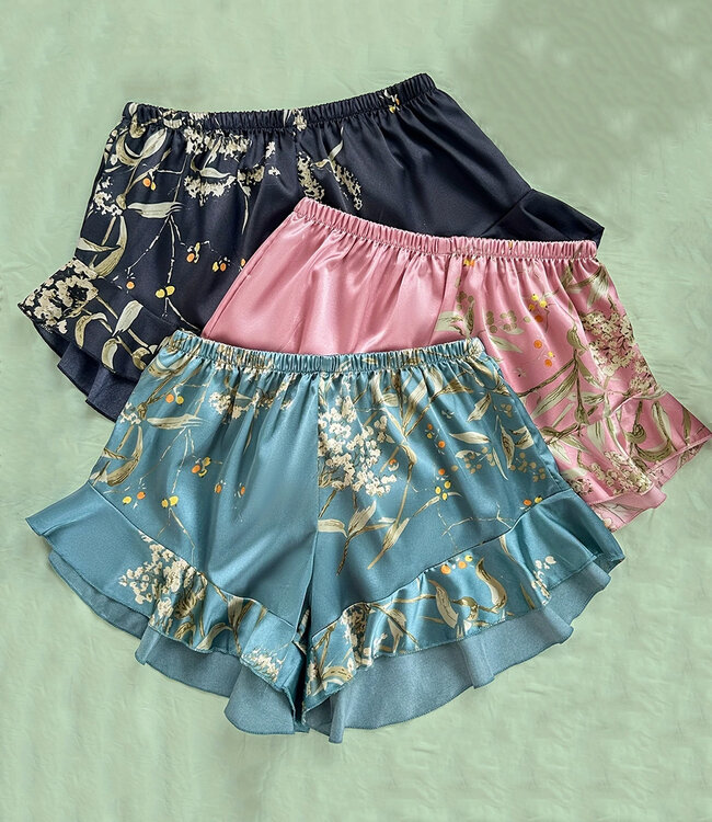Kyona satijnen broekje in 3 kleuren - Foto 1 Soshin