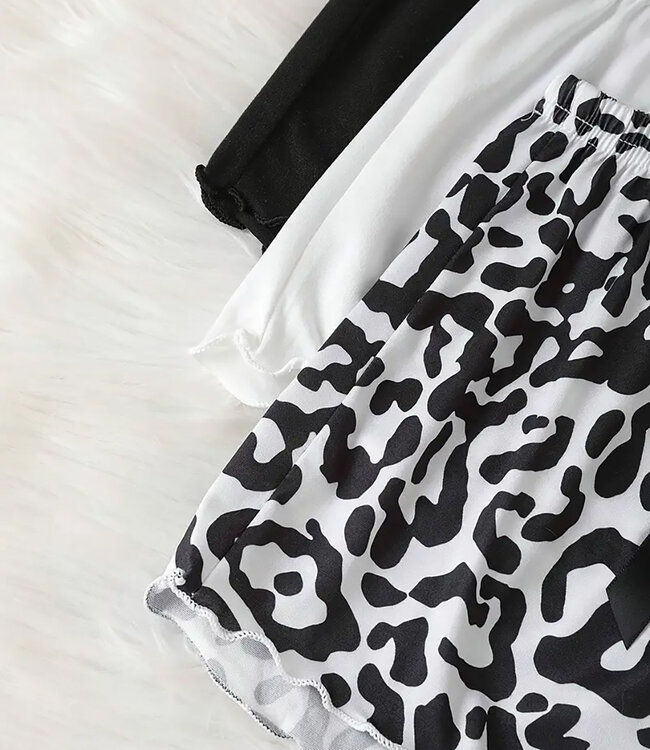 SOSHIN Bo dames shorts met strikje