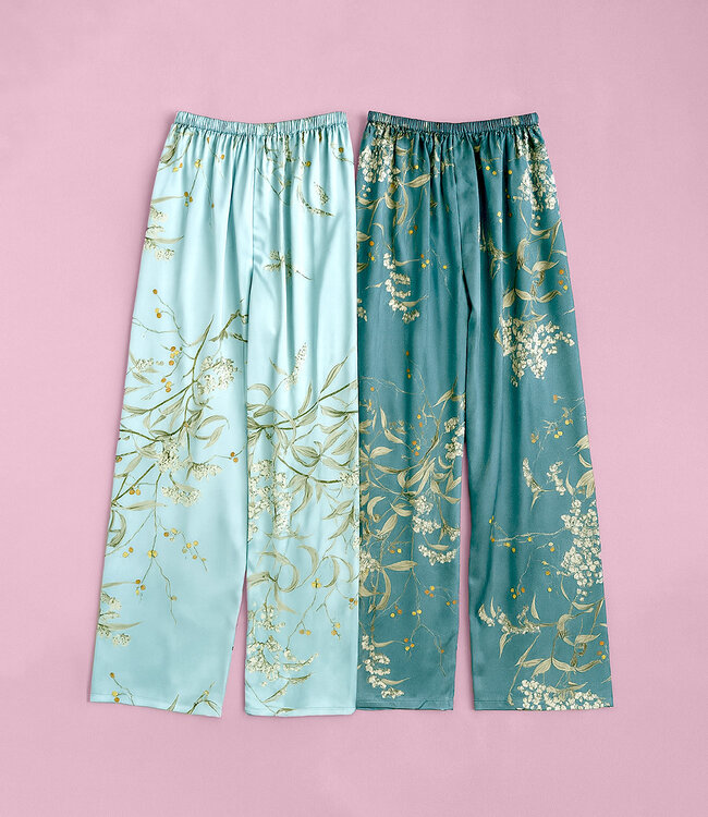 SOSHIN Miyuki satijnen broek in 2 kleuren