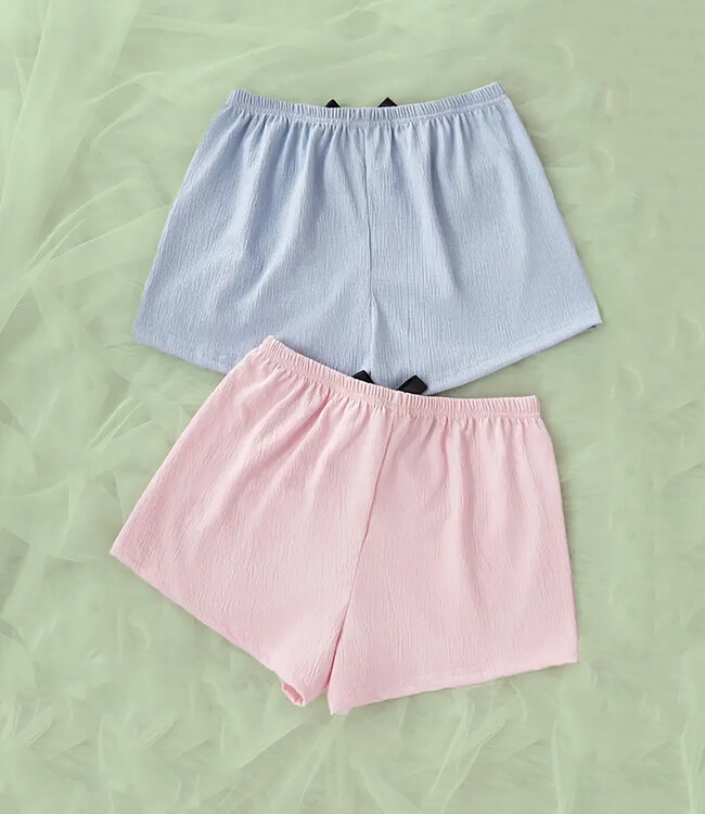 SOSHIN Kimiko korte shorts met strikje