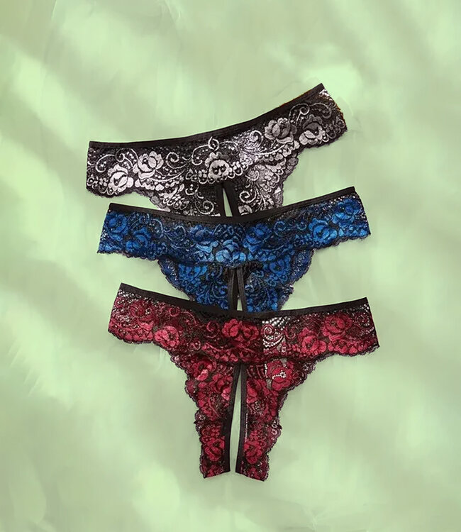 SOSHIN Noelle slipje met open kruisje