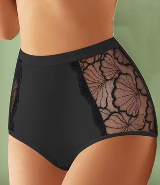 SOSHIN Julia zwarte hoge nylon slip