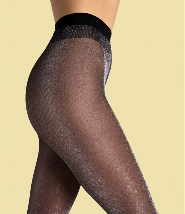 FIORE Veronica 20 panty met zilveren glitters