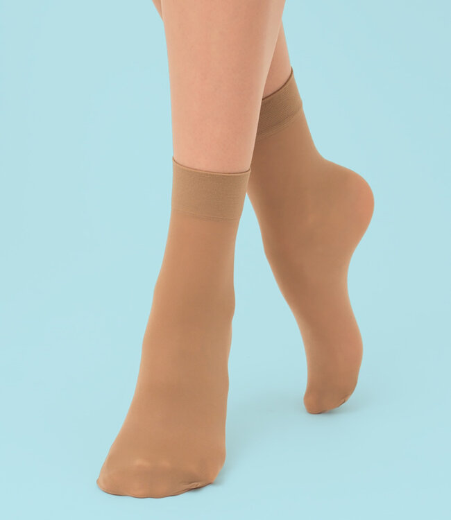 GIULIA 2x Easy 40 huidkleurige pantysokken