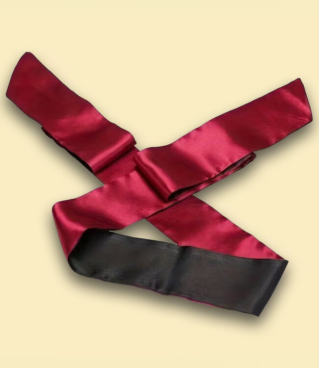 SOSHIN Bondy zwarte blinddoek satijn