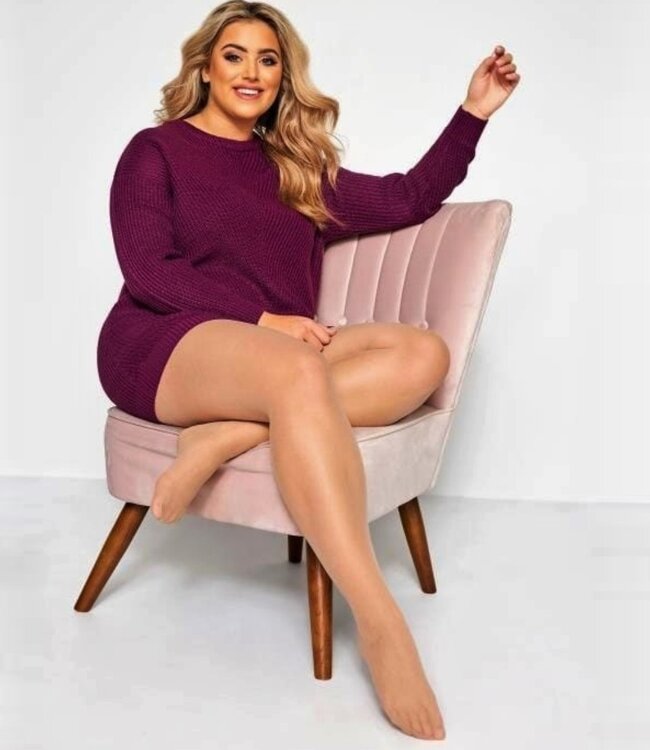 GABRIELLA Rubensa 20 grote maat panty huid [GEDRAGEN]