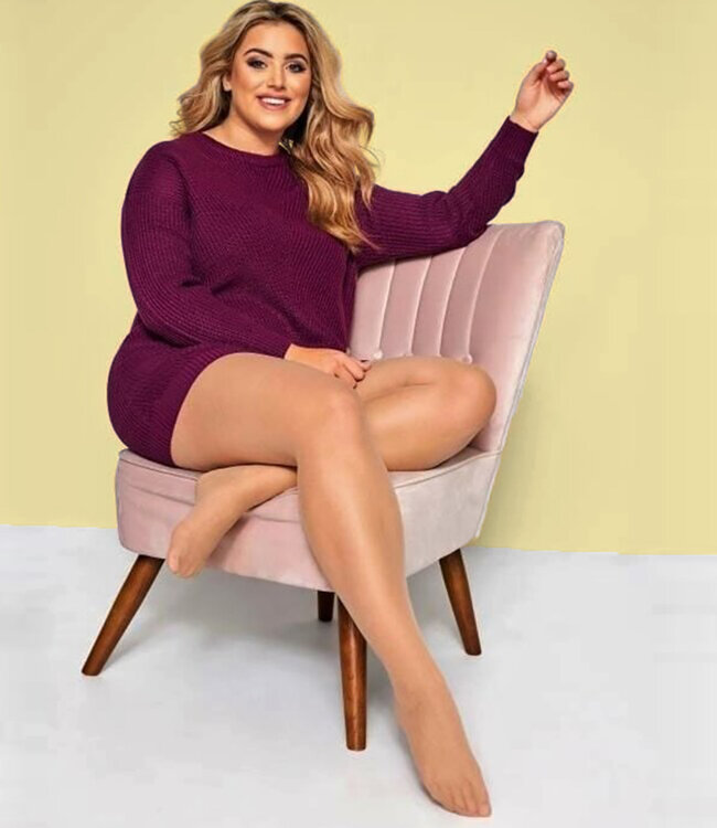 Rubensa zwarte panty grote maten - Foto 4 Soshin