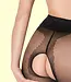 Hip Lace 30 open kruis panty Zwart - Foto 1 Soshin