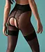 AMOUR Diva 30 zwarte naadpanty zonder kruisje met glans - Foto 1 Soshin