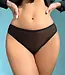 Emma transparante nylonslip Zwart - Foto 4 Soshin