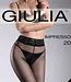 GIULIA Impresso 20 zwarte panty met plakrand en satijnglans - Foto 2 Soshin