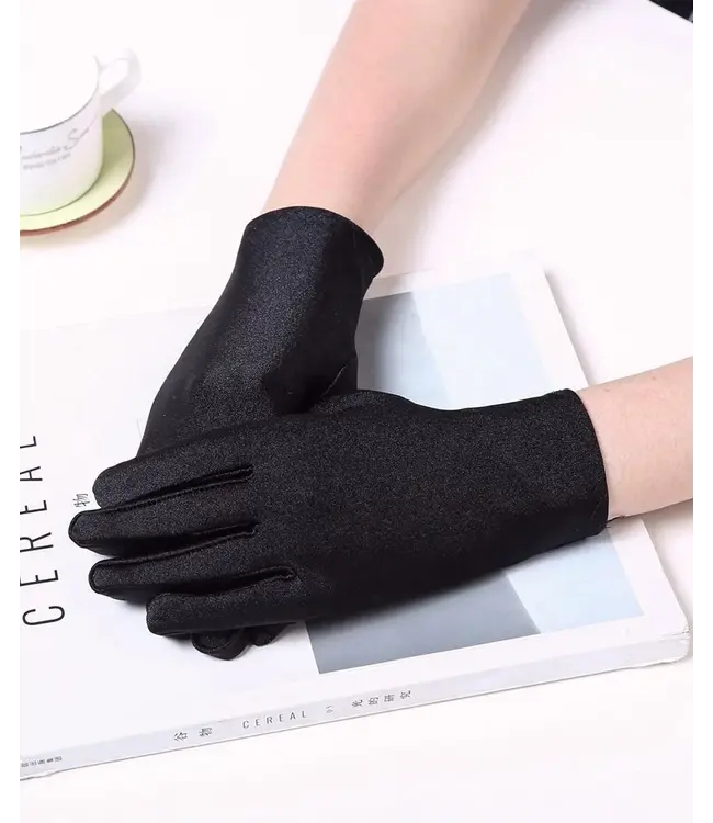 SOSHIN Wendy zwarte handschoenen panty