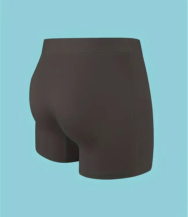 SOSHIN King Satin zwarte ademende heren boxershort met glans - Foto 3 Soshin
