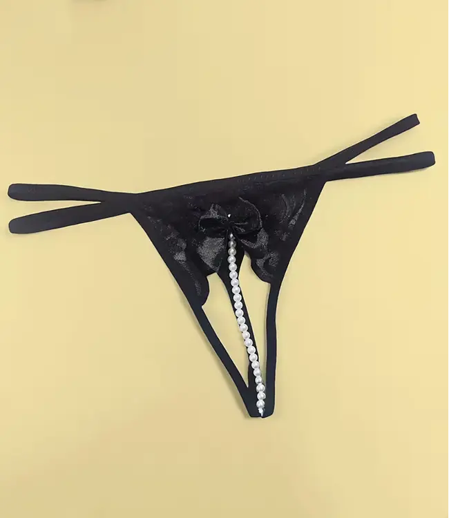 SOSHIN Delphine string met parelketting