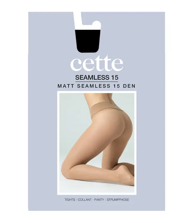 CETTE Seamless 15 naadloze panty in Zwart en Huidkleur - Foto 4 Soshin
