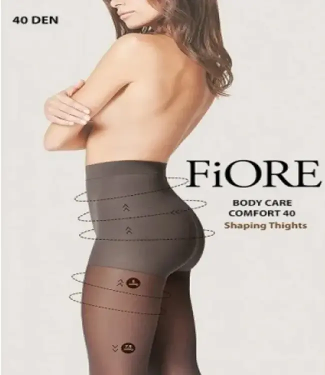 FIORE Comfort 40 zwarte supportpanty met lichte compressie - Foto 4 Soshin