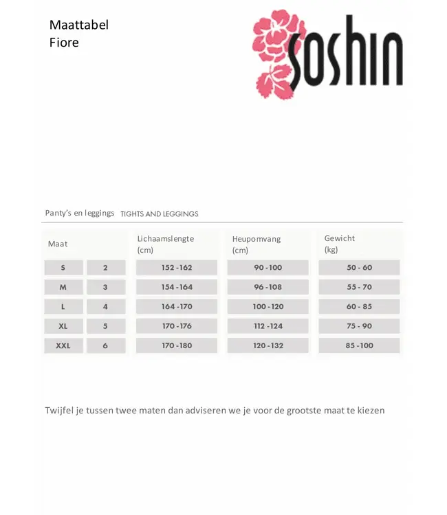 FIORE Comfort 40 zwarte supportpanty met lichte compressie - Foto 3 Soshin