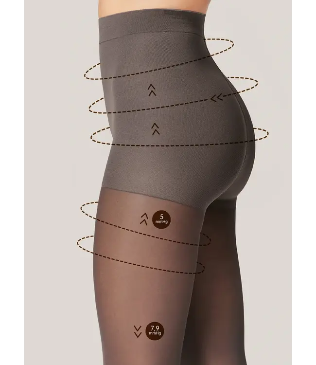 FIORE Comfort 40 zwarte supportpanty met lichte compressie - Foto 2 Soshin