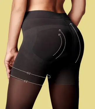 Press Up 40 corrigerende panty zwart