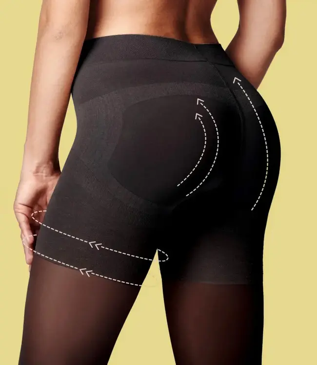 FIORE Press Up 40 huidskleur corrigerende push-up panty - Foto 4 Soshin